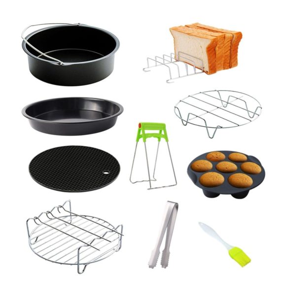 Bakeware & Accessories |  10Pcs Air Fryer Accessory Kit (7in) Kitchen,Dining & Bar Bakeware & Accessories