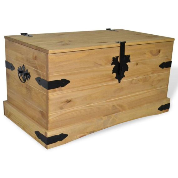 Bedroom Furniture |  Storage Chest Mexican Pine Corona Range 91×49,5×47 cm Bedroom Furniture Bedroom Furniture