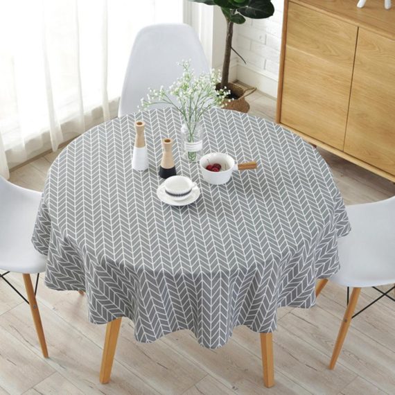 Cooking Tools & Gadgets |  Northern Europe Style Terylene&Cotton Mixed Round Table Cloth Cooking Tools & Gadgets Cooking Tools & Gadgets