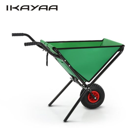 Dinning Room Furniture |  iKayaa Multi-function Steel Frame Folding Garden Wheelbarrow 30KG Capacity Dolly Hand Truck Garden Cart for Warehouse Horse Lawn Dinning Room Furniture Dinning Room Furniture