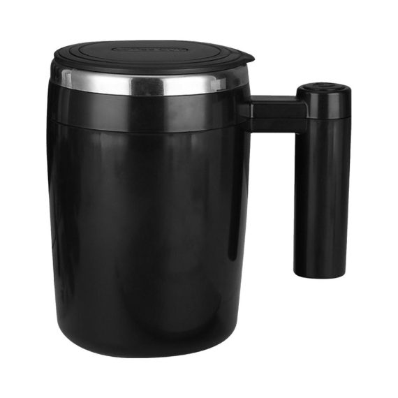 Drinkware & Tea Sets |  380mL Self Stirring Mug with Lid Automatic Magnetic Stirring Coffee Cup Electric Stainless Steel Self Mixing Coffee Cup for Coffee Milk Cocoa Hot Chocolate Tea Drinkware & Tea Sets Drinkware & Tea Sets