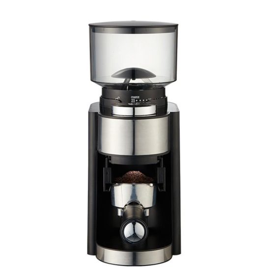 Drinkware & Tea Sets |  Electric Burr Coffee Grinder Adjustable Conical Burr Mill Coffee Bean Grinder with 25 Grind Setting for 2-12 Cups Capacity French Press Drip Coffee and Espresso Drinkware & Tea Sets Black