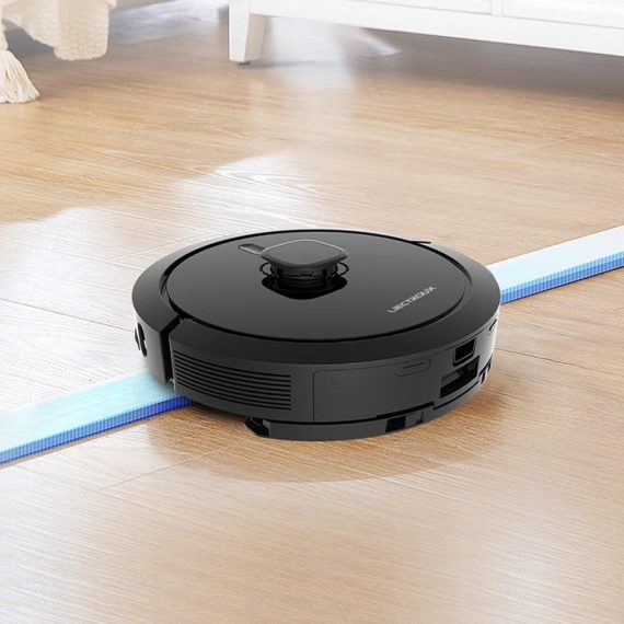 Electric Cleaning Equipment |  Liectroux G7 Robot Vacuum Cleaner, 6500Pa Suction, Laser Navigation, 5200mAh Battery, Run 180mins – Black, EU Plug Electric Cleaning Equipment Black