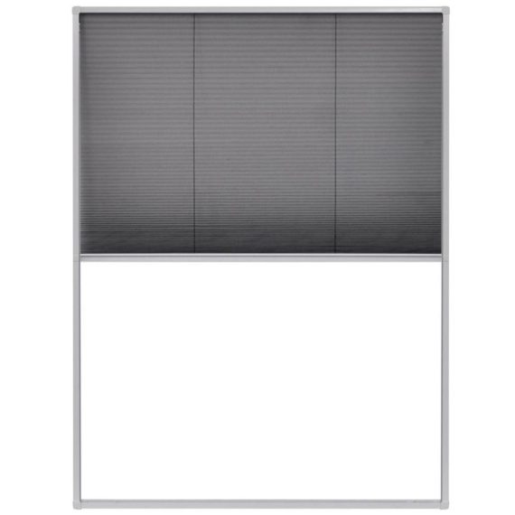 Electric Cleaning Equipment |  Plisse Insect Screen for Windows Aluminum 23.6″x31.5″ Electric Cleaning Equipment Black