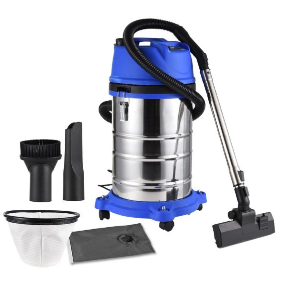 Electric Cleaning Equipment |  Wet Dry Vacuum Cleaner 1400W Multifunctional Extractor Vacuum Floor Cleaner 30L/8 Gallons 18Kpa Suction for Home Garage Car Hotel Workshop Commercial Use Electric Cleaning Equipment Electric Cleaning Equipment