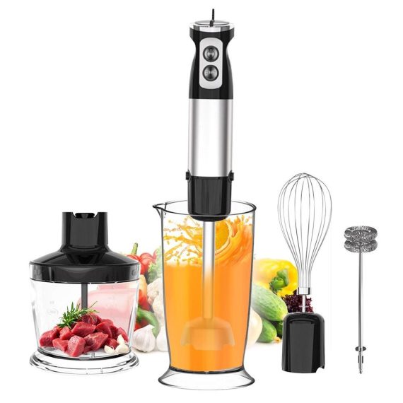 Kitchen Stand Mixer |  Blender Five Pieces Home 600W Big Power Cooking Machine Handheld Whisk Crush Rod Grinding Cup Meat Grinder Bowl Combination Food Supplement Juicer Kitchen Electronics Kitchen Stand Mixer