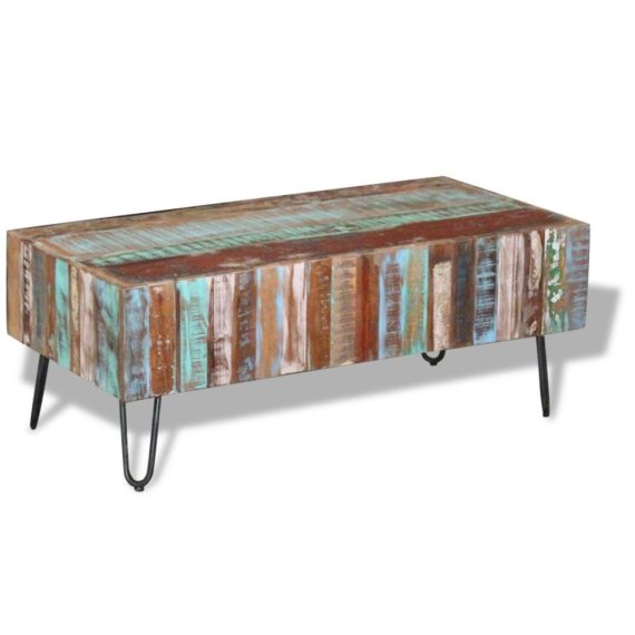 Patio Furniture |  Antique Solid Wood Coffee Table 100x50x38 cm Home Furniture Patio Furniture