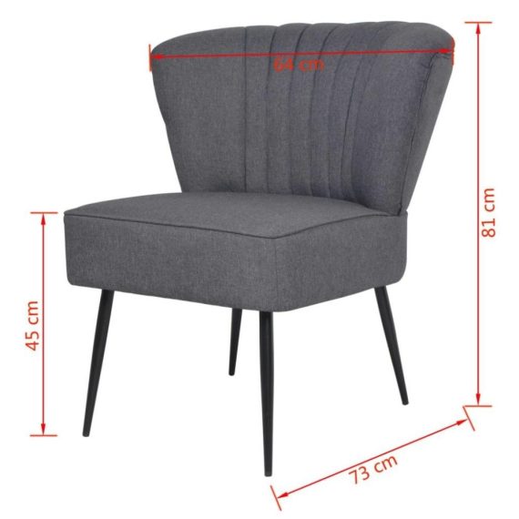 Patio Furniture |  Cocktail chair dark gray Home Furniture Dark Gray