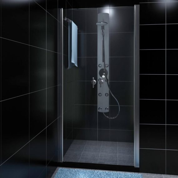 Shower Curtains & Rods |  Recinto De Ducha Puerta De Vidrio 80 cm Bathroom Shower Curtains & Rods