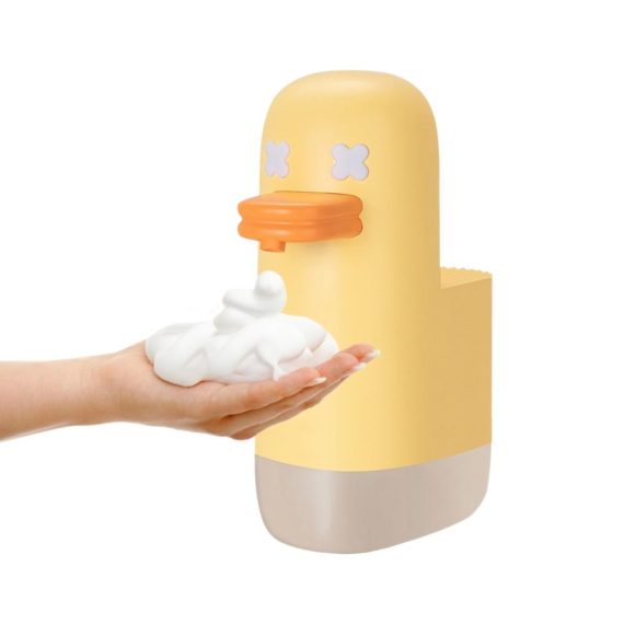 Soap & Lotion Dispensers |  350mL Cute Duck Automatic Foam Soap Dispenser Touchless Foaming Soap Dispenser USB Powered Desktop Infrared Soap Dispenser for Home Kitche Toilet Office Hotel Bathroom Soap & Lotion Dispensers