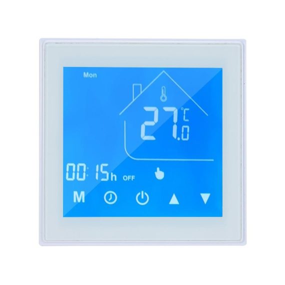 Temperature Control |  Deal WiFi Smart Thermostat Temperature Controller LCD Display Week Programmable for Water Heating Tuya APP Control Compatible with Alexa Google Home Home Electric Appliances Black/ White