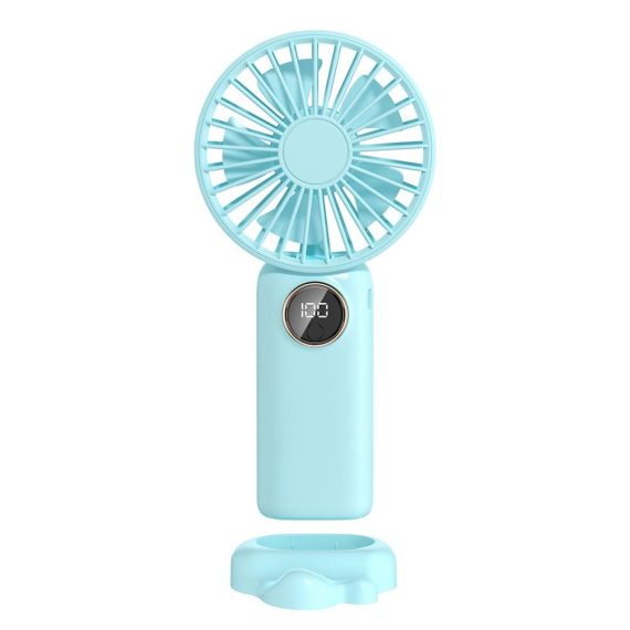 Temperature Control |  Portable Mini Handheld Electric Fan Support 5 Adjustable Wind Speed Home Electric Appliances Temperature Control