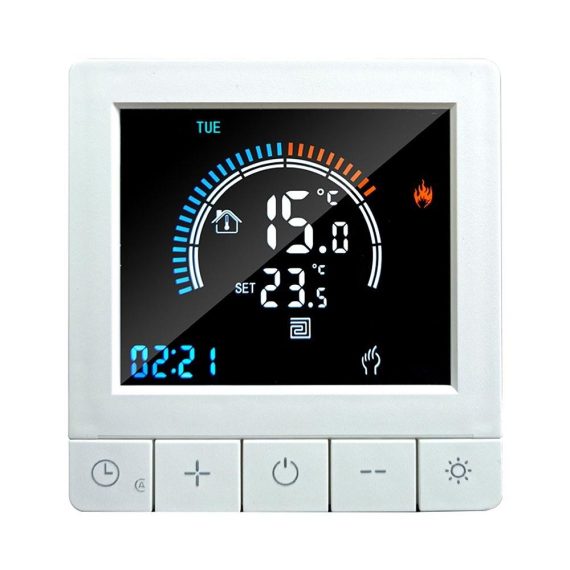 Temperature Control |  Programmable Digital Thermostat WiFi LCD Display NTC Sensor Electric Heating Warm Floor Underfloor Temperature Controller Intelligent Wall Thermostat Home Electric Appliances Temperature Control