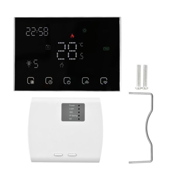 Temperature Control |  Programmable Smart Digital Thermostat Room Temperature Controller with LED Touchscreen WiFi Connection Replacement for Google Home Alexa Home Market Factory School Office Hotel Gas Boiler Heating Home Electric Appliances Temperature Control