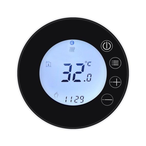 Temperature Control |  Tuya WiFi LCD Display Intelligent Thermostat Programmable Temperature Controller APP Control Compatible with Alexa Google Home Voice Control Home Electric Appliances Black/ White