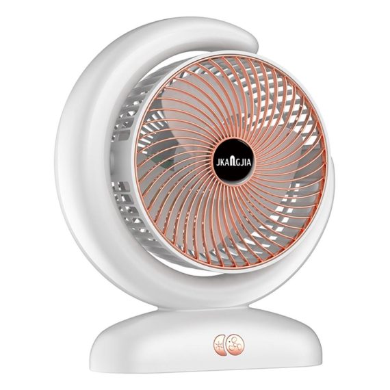 Temperature Control |  USB Charging Desktop Fan with Remote Control  Adjustable 3-Speed Tabletop Circulation Fan Home Electric Appliances Gold / Silver