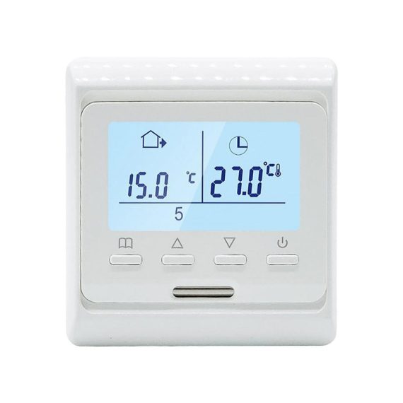 Temperature Control |  Water Heating Thermostat 2.6Inch LCD Display Digital Weekly-programmable Room Thermostat Child Lock Intelligent Thermostat Home Electric Appliances Temperature Control