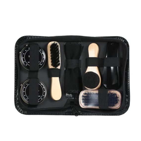 Window Decoration |  8PCS Shoe Shine Care Kit Black and Neutral Polish Brushes for Boots Shoes Sneakers Style 1 Home Decor Window Decoration