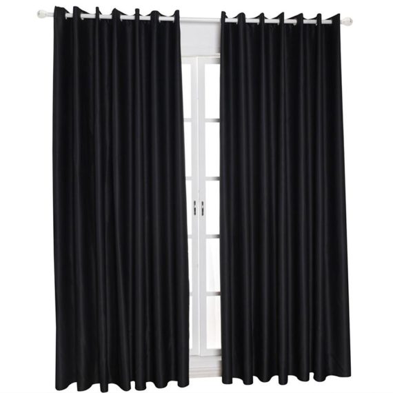 Window Treatments |  Blackout Curtains Home Textile Blue/ Pink/ Dark Green/ Wine Red/ Navy Blue/ Black/ Brown/ Purple/ Dark Grey