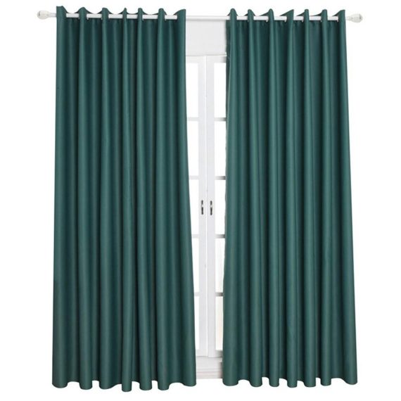 Window Treatments |  Blackout Curtains Home Textile Blue/ Pink/ Dark Green/ Wine Red/ Navy Blue/ Black/ Brown/ Purple/ Dark Grey