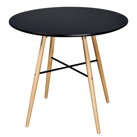 Work Space Furniture |  Matte Black Round Dining Table Home Furniture Work Space Furniture