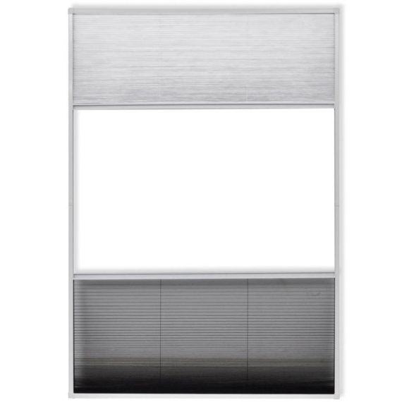 Electric Cleaning Equipment |  Insect Plisse Screen Window Aluminum 63″x31.5″ with Shade Electric Cleaning Equipment Black