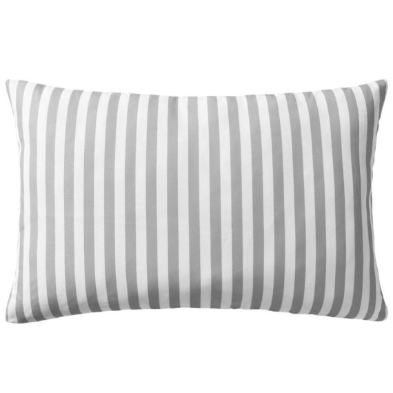 Bedroom Furniture |  Garden cushions 2 pcs. Stripe pattern 60 x 40 cm Gray Bedroom Furniture Bedroom Furniture