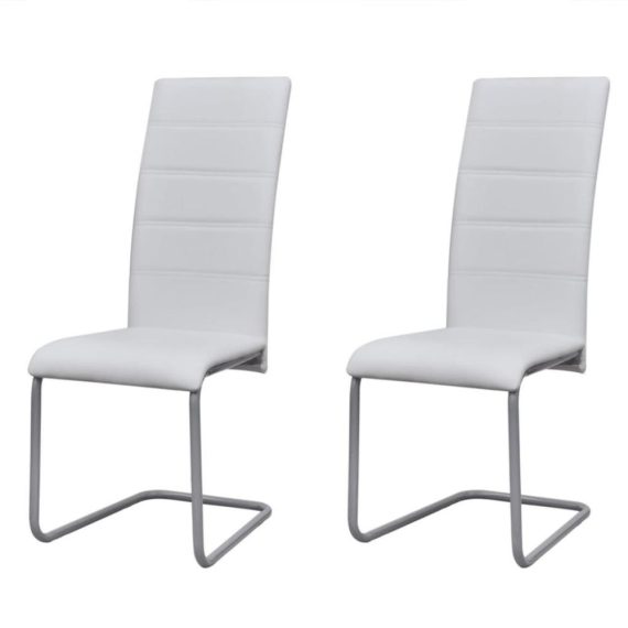 Dinning Room Furniture |  2PCS Cantilever Dining Chairs with High Backrest Dinning Room Furniture Dinning Room Furniture