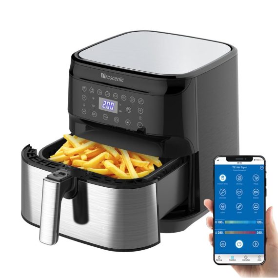 Baker Electric |  Proscenic T21 Air Fryer Hot Air Electric Household Large Capacity 5.8L 8 Preset Menu Touch Button APP  Timer Terperature Control for French Fries Dried Beef Steak Baker Electric Baker Electric